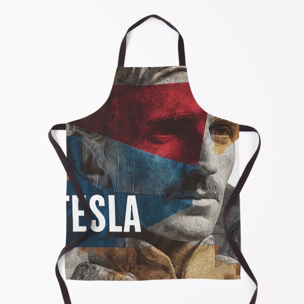 Item preview, Nikola Tesla – Inventor Collage Art Print | Electricity Genius Science Visionary Poster designed and sold by OzzFrequency.