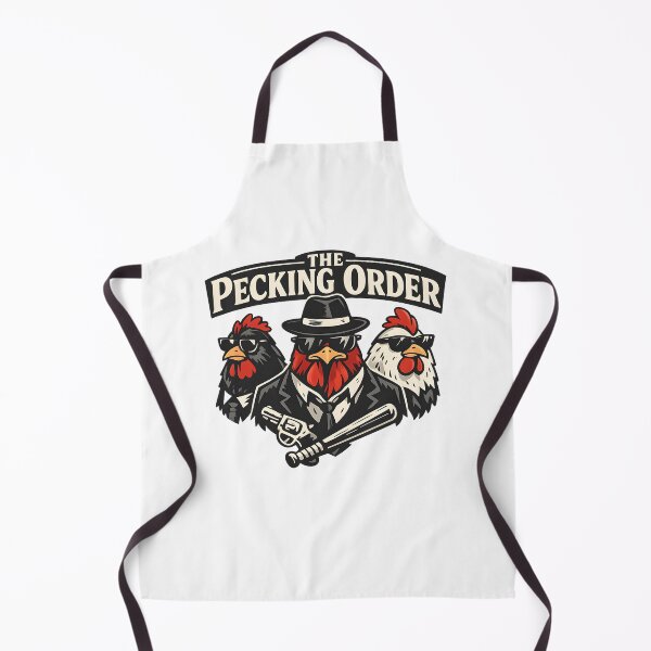 Item preview, The Pecking Order – Funny Mafia Chicken Gangster T-Shirt designed and sold by jahiggin.