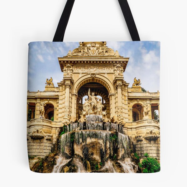 Item preview, Palais Longchamp fountain with cascading waterfalls and ornate sculptures, Marseille, France designed and sold by Nafid_Photographie.