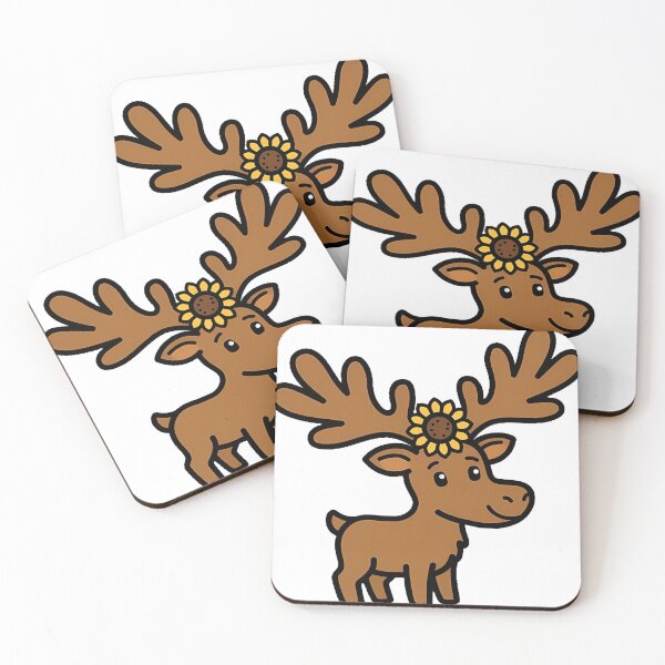 Item preview, Sunflower Elk Icon designed and sold by pumsquare.