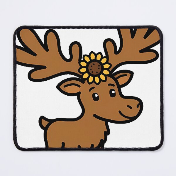 Item preview, Sunflower Elk Icon designed and sold by pumsquare.