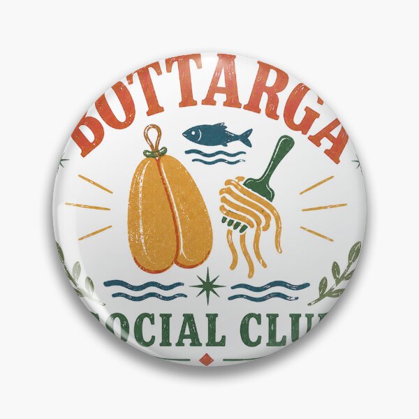 Item preview, Bottarga Social Club - Sardinia Retro Emblem Illustration designed and sold by VisualArtsOasis.