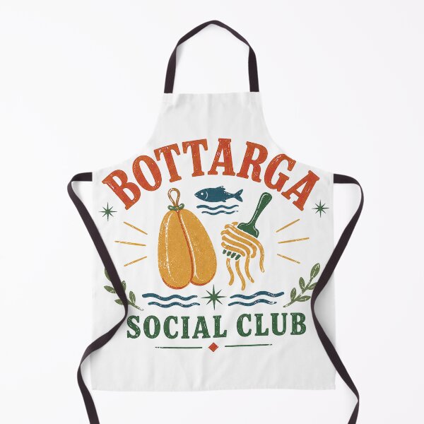 Item preview, Bottarga Social Club - Sardinia Retro Emblem Illustration designed and sold by VisualArtsOasis.