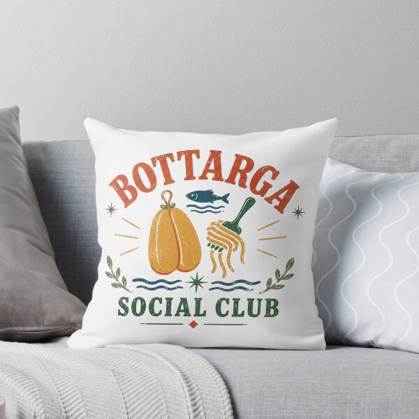 Item preview, Bottarga Social Club - Sardinia Retro Emblem Illustration designed and sold by VisualArtsOasis.