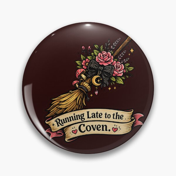 Item preview, Running Late to the Coven designed and sold by InkandHollowBooks.