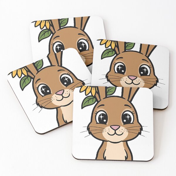 Item preview, Sunflower Hare Icon designed and sold by pumsquare.