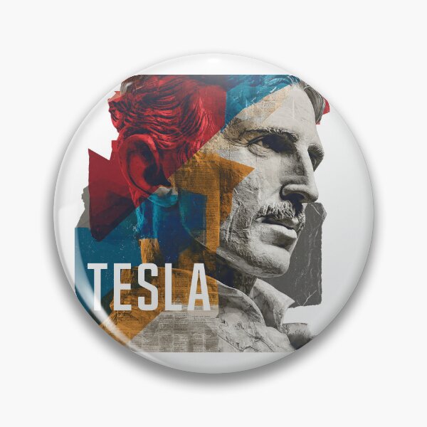 Item preview, Nikola Tesla – Inventor Collage Art Print | Electricity Genius Science Visionary Poster designed and sold by OzzFrequency.