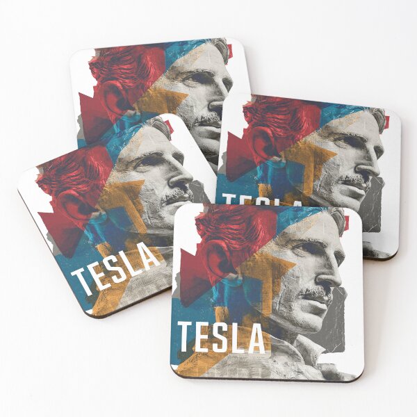 Item preview, Nikola Tesla – Inventor Collage Art Print | Electricity Genius Science Visionary Poster designed and sold by OzzFrequency.
