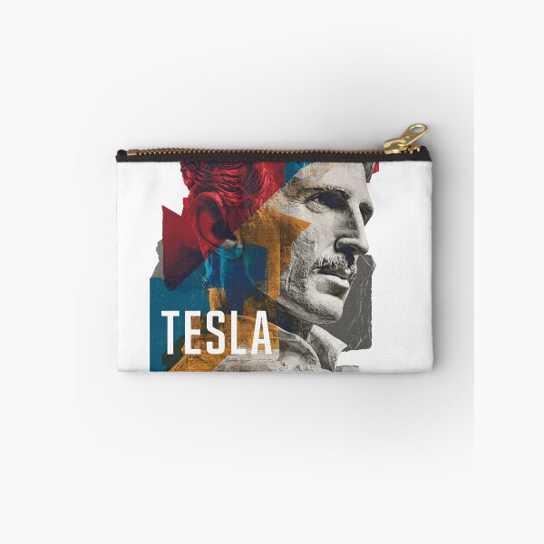 Item preview, Nikola Tesla – Inventor Collage Art Print | Electricity Genius Science Visionary Poster designed and sold by OzzFrequency.