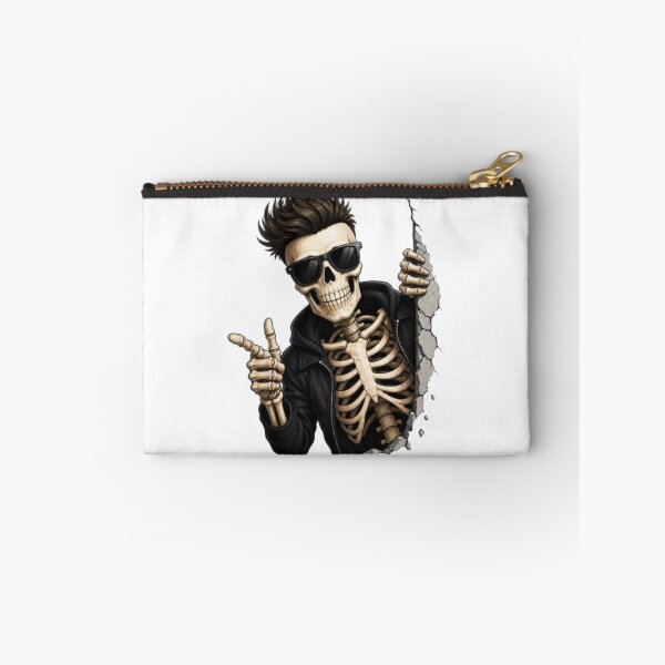 Item preview, Cool Skeleton Peeking Behind Wall designed and sold by Saeed  Ahmad.