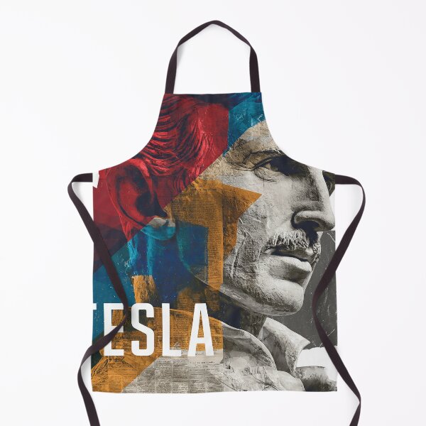Item preview, Nikola Tesla – Inventor Collage Art Print | Electricity Genius Science Visionary Poster designed and sold by OzzFrequency.