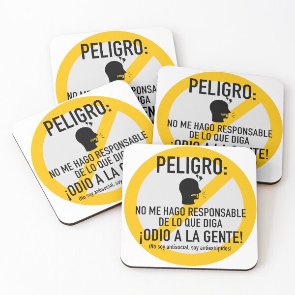 Item preview, Warning Sticker: I hate people designed and sold by fxckdraws.