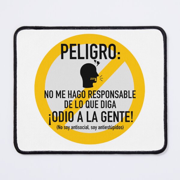 Item preview, Warning Sticker: I hate people designed and sold by fxckdraws.