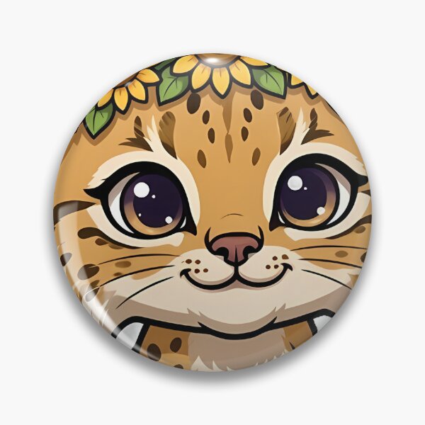 Item preview, Sunflower Lynx Icon designed and sold by pumsquare.