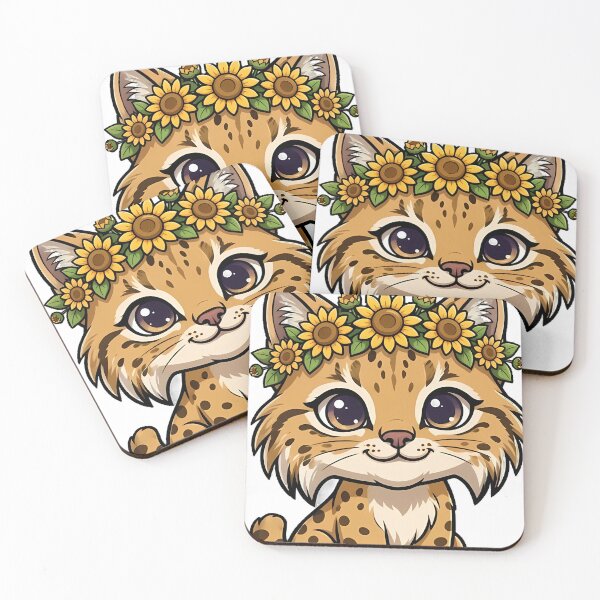 Item preview, Sunflower Lynx Icon designed and sold by pumsquare.