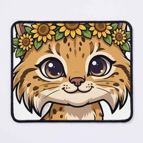 Item preview, Sunflower Lynx Icon designed and sold by pumsquare.
