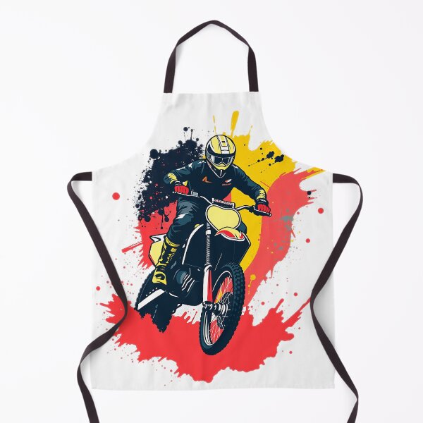 Item preview, Motocross Rider Ink Splatter Action designed and sold by T-domain.