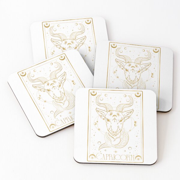 Item preview, Zodiac Capricorn in Gold designed and sold by TeeGeeTees.
