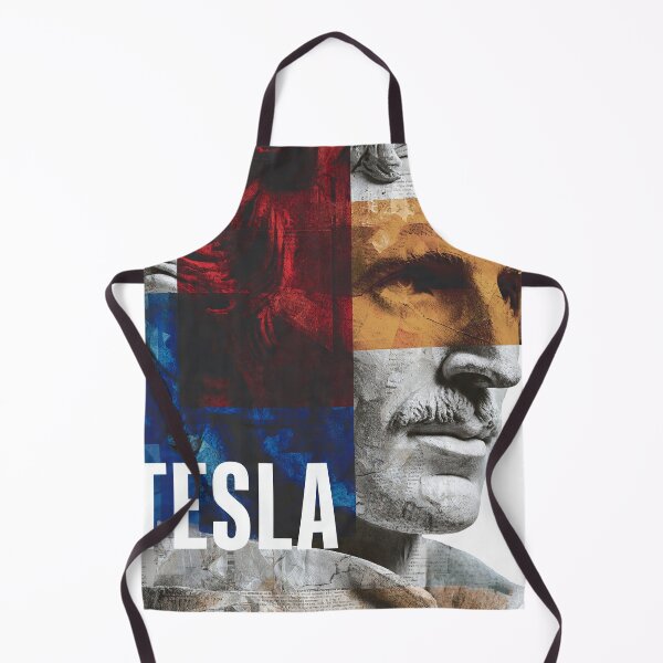 Item preview, Nikola Tesla – Inventor Collage Art Print | Electricity Genius Science Visionary Poster designed and sold by OzzFrequency.