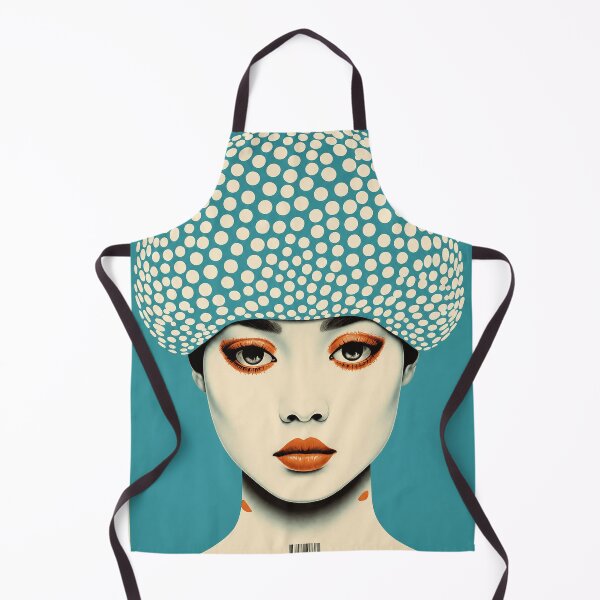 Item preview, Yayoi Kusama Polka Dot Portrait Iconic Art Graphic Art Japanese Contemporary Portrait Design designed and sold by scrambledpeg.