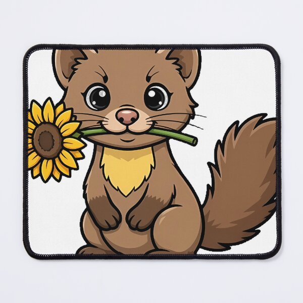 Item preview, Sunflower Marten Icon designed and sold by pumsquare.