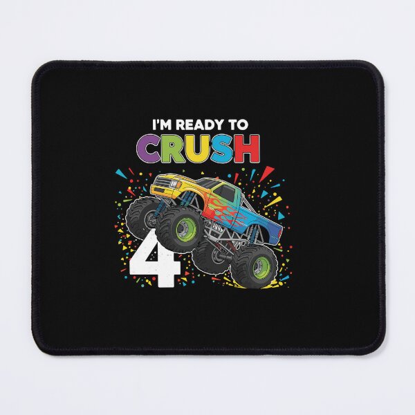 Item preview, I'm Ready To Crush 4 Monster Truck Fourth Birthday Boy designed and sold by PopStars1993.