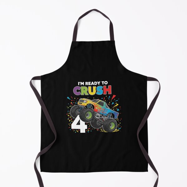 Item preview, I'm Ready To Crush 4 Monster Truck Fourth Birthday Boy designed and sold by PopStars1993.