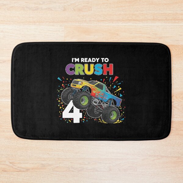 Item preview, I'm Ready To Crush 4 Monster Truck Fourth Birthday Boy designed and sold by PopStars1993.