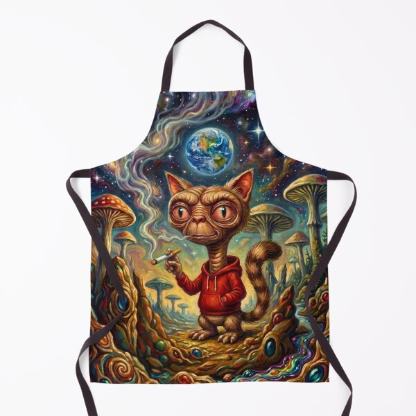 Artikelvorschau, Die kosmische Reise der psychedelischen ET-Katze entworfen und verkauft von HAPPY HARBOR DESIGN .