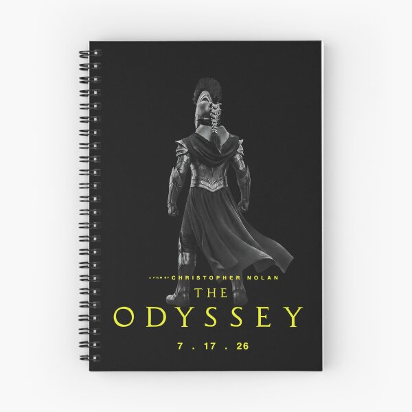 Item preview, The Odyssey Movie by Christopher Nolan - B&W Minimalist Graphic Tee designed and sold by RickStillDesigns.