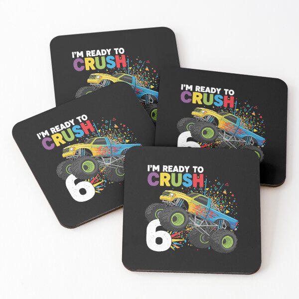 Item preview, I'm Ready To Crush 6 Monster Truck Birthday Six Year Old Boy designed and sold by PopStars1993.