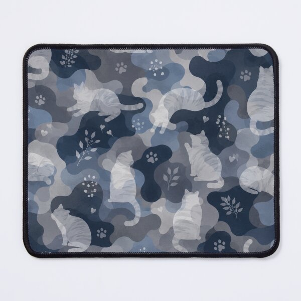 Item preview, Blueberry Midnight Cat Camouflage Pattern designed and sold by Mindworx21.