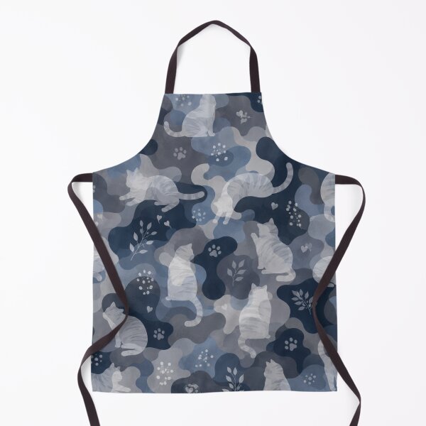 Item preview, Blueberry Midnight Cat Camouflage Pattern designed and sold by Mindworx21.