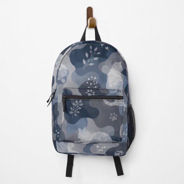 Item preview, Blueberry Midnight Cat Camouflage Pattern designed and sold by Mindworx21.