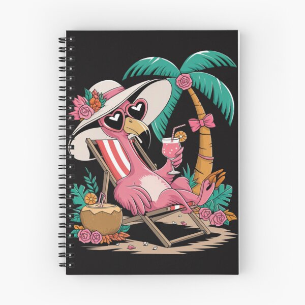 Item preview, Flamingo Pink Palm Tree Tropical Beach Summer Vacation designed and sold by CosmoWaderty.