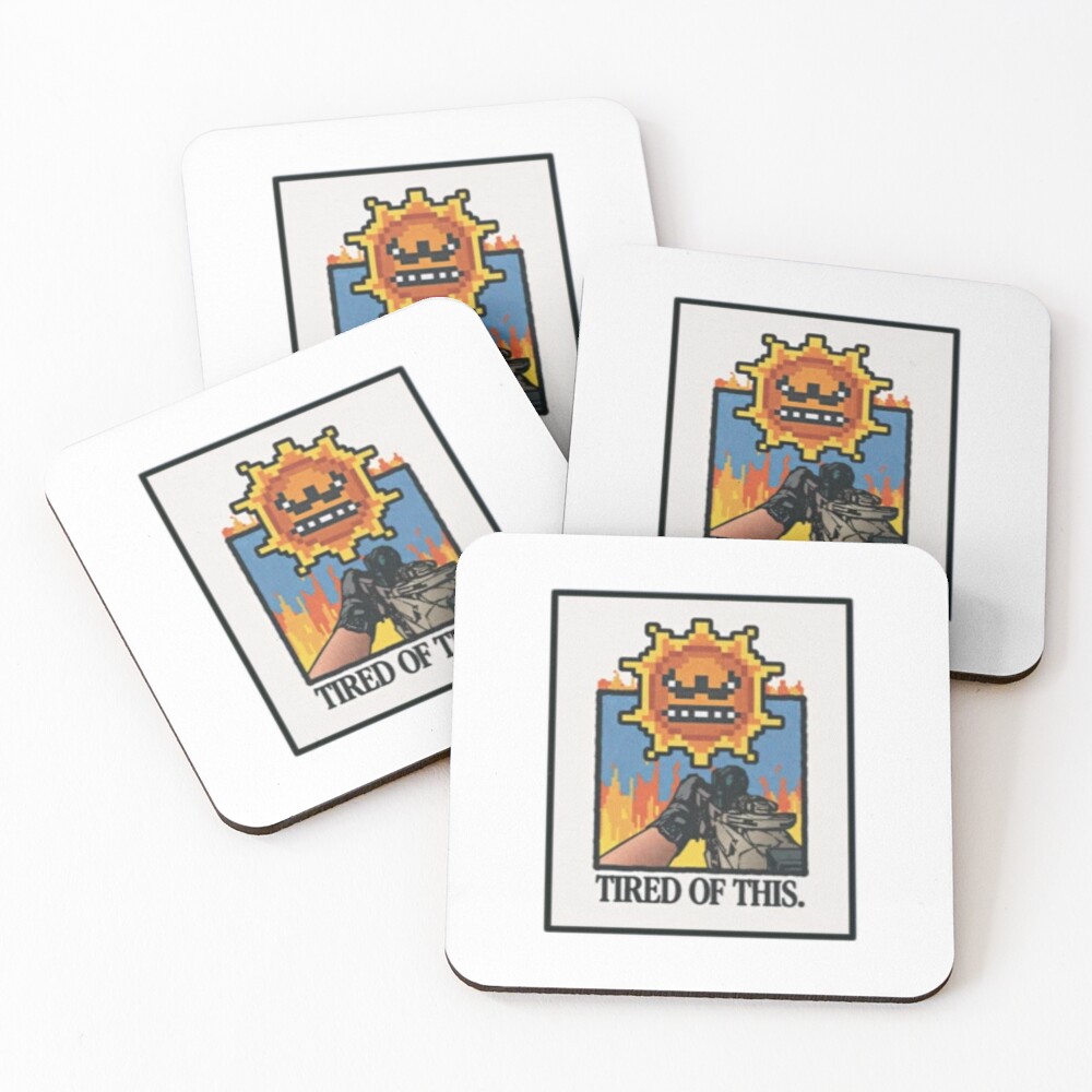 Item preview, Coasters (Set of 4) designed and sold by Braincellstudio.