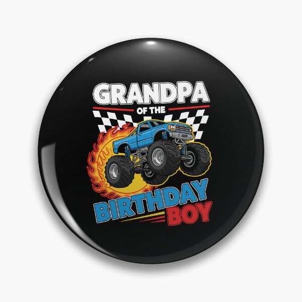 Item preview, Grandpa Of The Birthday Boy Monster Truck Grandfather Birthday Celebration designed and sold by PopStars1993.