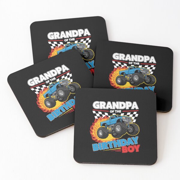 Item preview, Grandpa Of The Birthday Boy Monster Truck Grandfather Birthday Celebration designed and sold by PopStars1993.