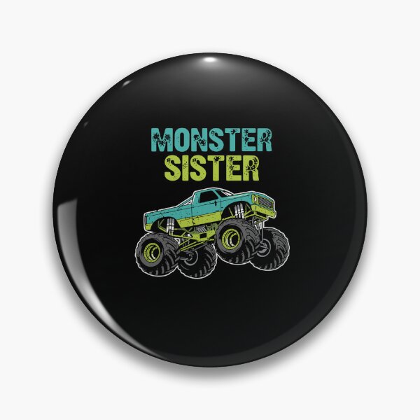 Item preview, Monster Sister Monster Truck Family Sibling Girls designed and sold by PopStars1993.