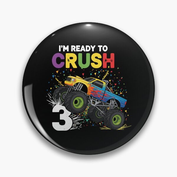Item preview, I'm Ready To Crush 3 Monster Truck Birthday Boy Toddler designed and sold by PopStars1993.