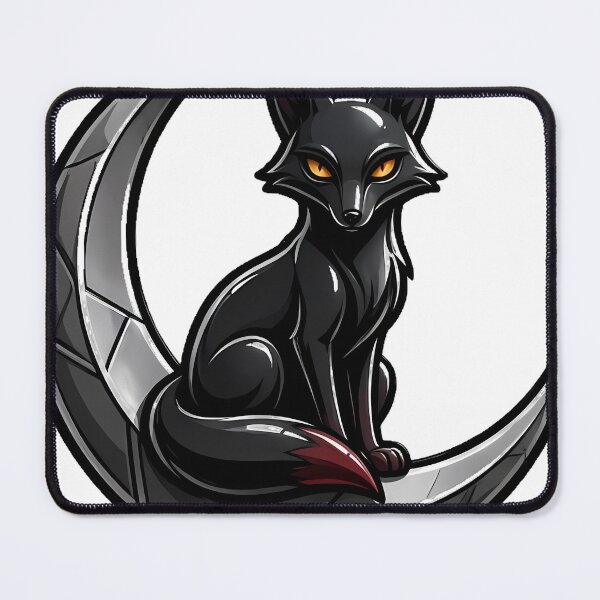 Item preview, Gothic Fox Crescent Moon Icon designed and sold by IllumeInk.