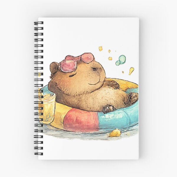 Item preview, Relaxing Capybara Summer designed and sold by Northline Creative.