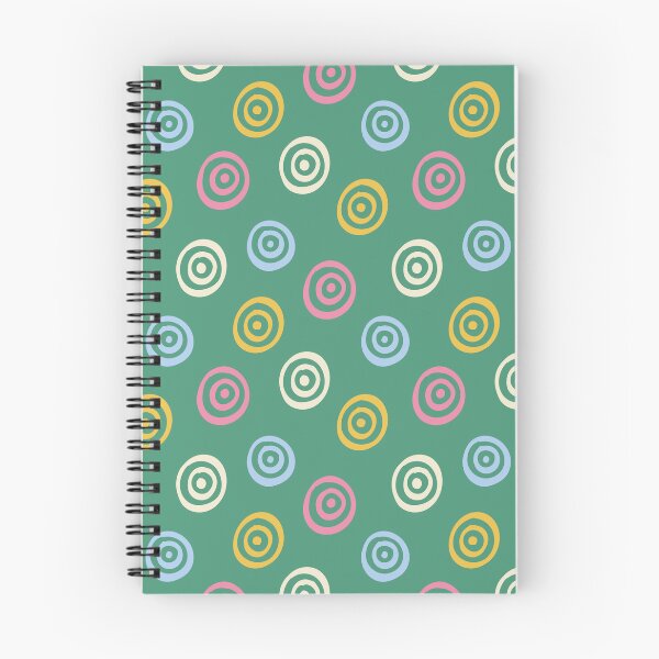 Item preview, Retro Concentric Circles Pattern on Green designed and sold by Zaya_art.
