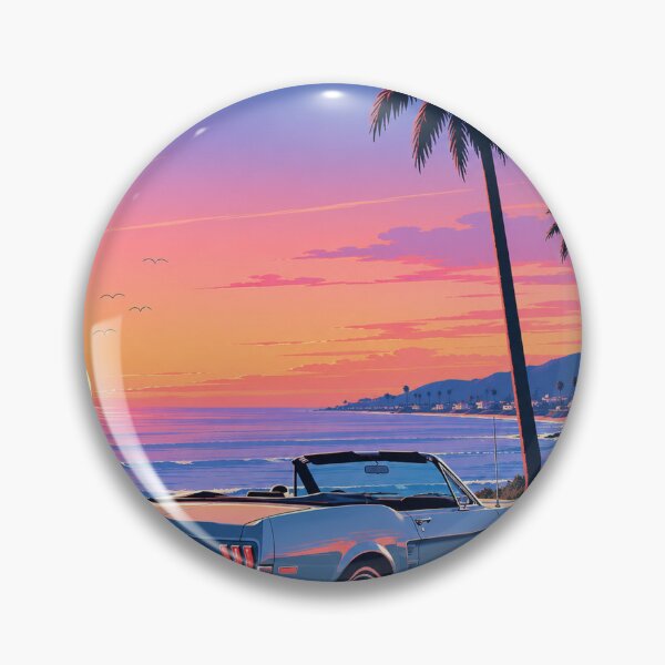 Item preview, Retro Sunset Drive Convertible designed and sold by jordanelucas.