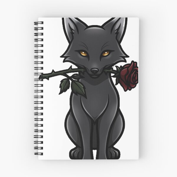 Item preview, Gothic Fox and Black Rose Icon designed and sold by IllumeInk.