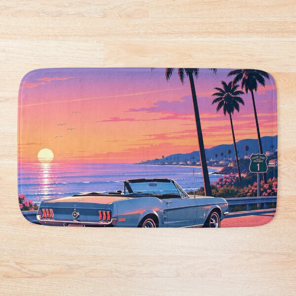 Item preview, Retro Sunset Drive Convertible designed and sold by jordanelucas.