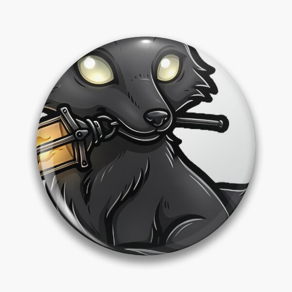 Item preview, Gothic Fox with Lantern Icon designed and sold by IllumeInk.