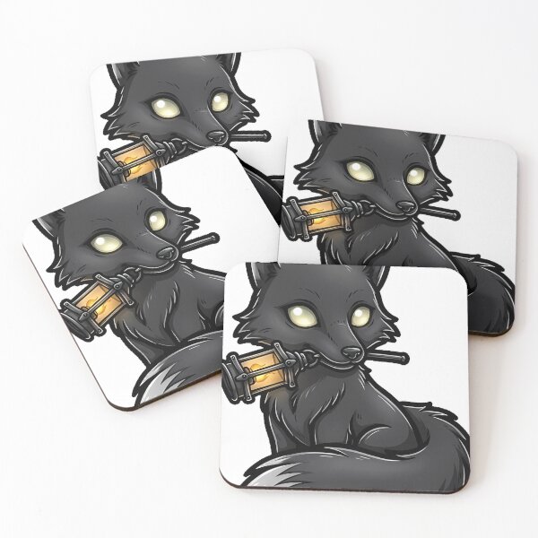 Item preview, Gothic Fox with Lantern Icon designed and sold by IllumeInk.