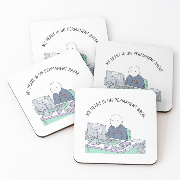 Item preview, Deadpan Employee Permanent Break Apathy designed and sold by kwcricky.