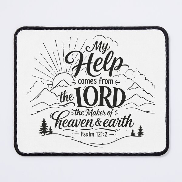 Item preview, My help comes from the LORD lettering designed and sold by Motivburg.